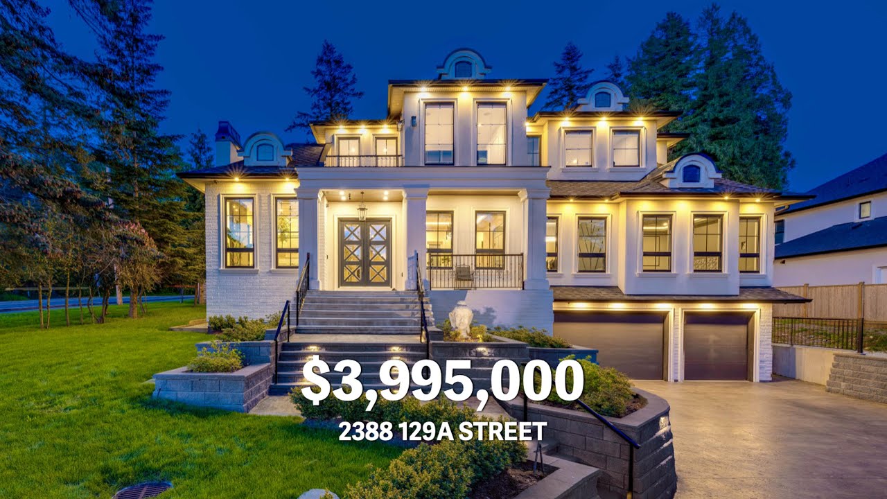 This custom-built French Château-style estate! 2388 129A Street | Elgin Chantrell | South Surre...