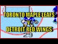 Detroit Red Wings DOMINATE the Maple Leafs | NHL 94 Original Six Throwback