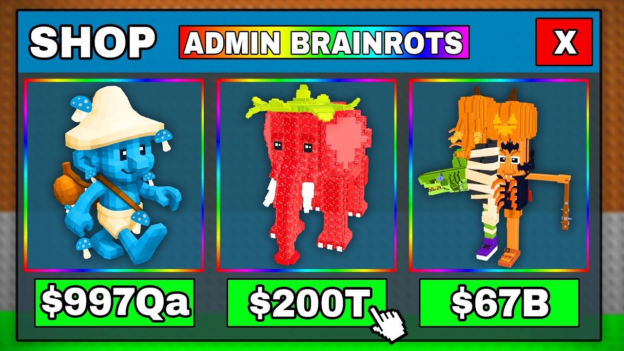 Steal a Brainrot, But The Shop is OVERPOWERED