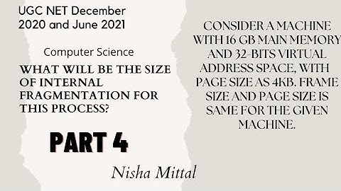 Part 4 Operating System Solution NTA NET Computer Science