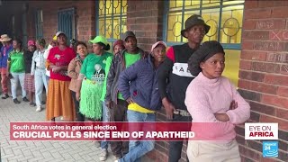 South Africa votes in crucial election since end of apartheid • FRANCE 24 English