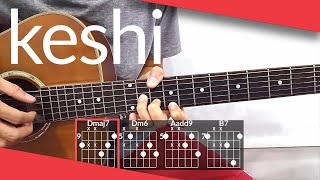 magnolia (keshi) Guitar Tutorial | Chords