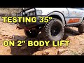 Testing 35" Maxxis razr MT Tyres installation upgrades at De Wildt 4x4 Game Park