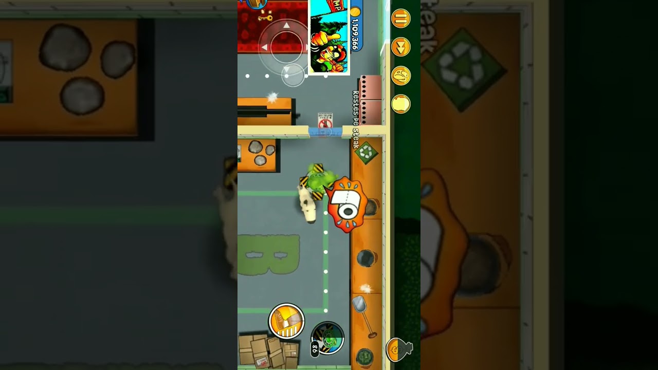 Robbery Bob 1 Playing with a suit  angry dog 