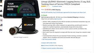 Affordable Mandatory Electronic Logging Device for Trucking Companies ELD E-log Click Link Below