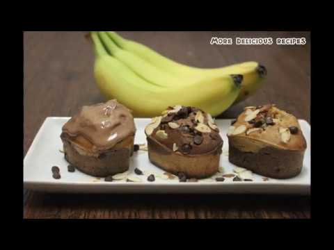 Banana Muffin recipe|Soft homemade Muffin|breakfast recipe|cupcake recipe|banana cupcake|cocolate