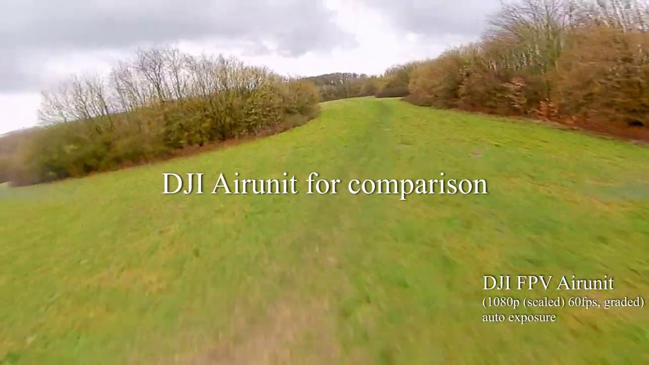 Caddx Orca quick test in bad light vs. DJI