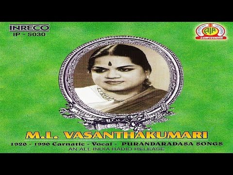 Best Of M.L.Vasanthakumari Classical Vocal | Carnatic Classical ...