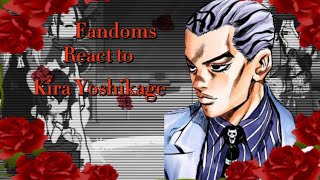 🎀Fandoms react to yoshikage kira 🎀 { JJBA } { read description } 