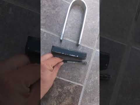 Candado de seguridad para bicicleta Candado de seguridad de anillo resistente