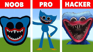 NOOB VS PRO VS HACKER Pixel Art Haggy Waggy І Minecraft