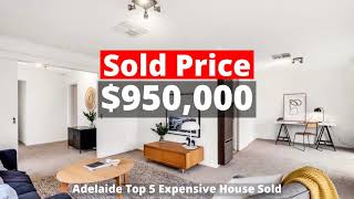 2021 Week 28 Adelaide, SA Luxury Home, Highest Price Top 5 Expensive House Sold 12/07/21-18/07/21