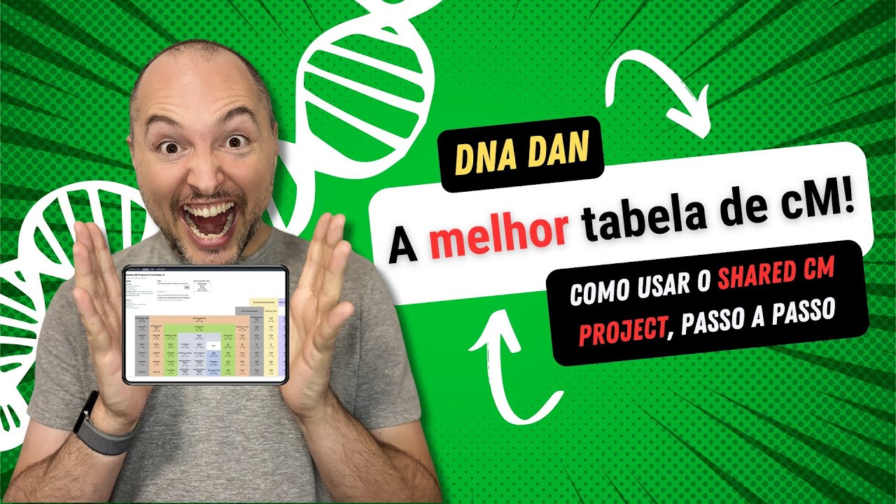 CentiMorgans, parte 3: como usar a tabela do Shared cM Project (tutorial)