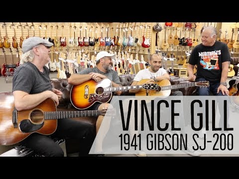 Vince Gill playing our 1941 Gibson SJ-200 Rosewood | On The Couch at Norman&rsquo;s Rare Guitars