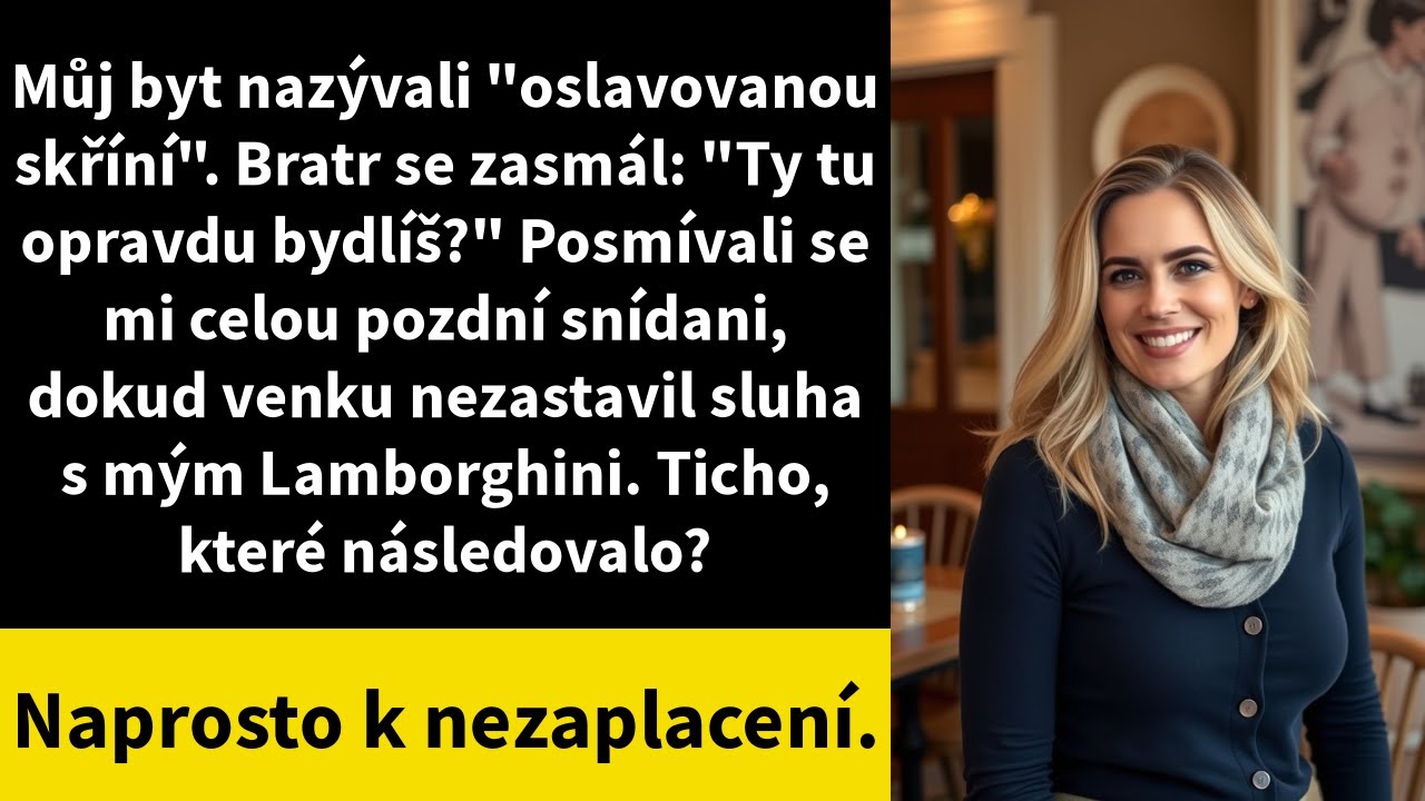 „Ty jsi měla celou dobu peníze? A nechala jsi nás, abychom si mysleli, že jsi chudá?“ zeptal se mě můj dospívající synovec u brunchu, zatímco moje rodina zírala na bílé Lamborghini před domem mého...