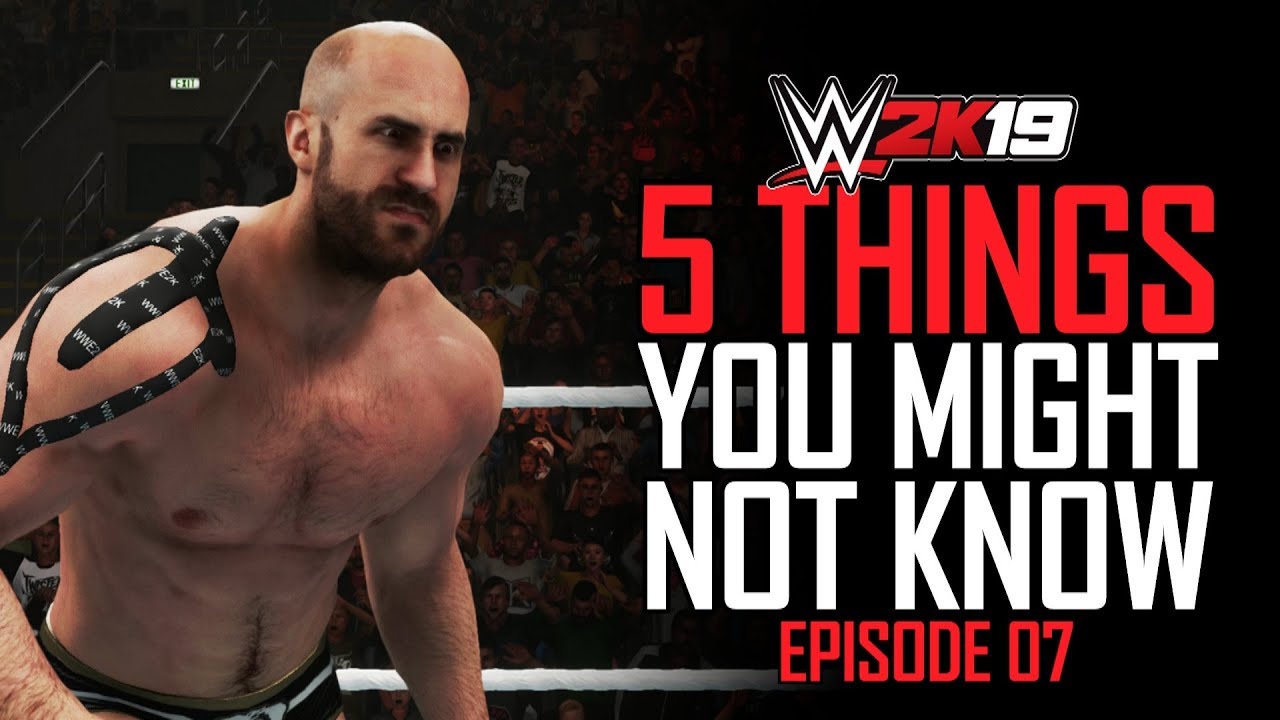 WWE 2K19 5 Things You MIGHT Not Know! #7 (Signature Outta Nowhere, Double Table Trick & More)