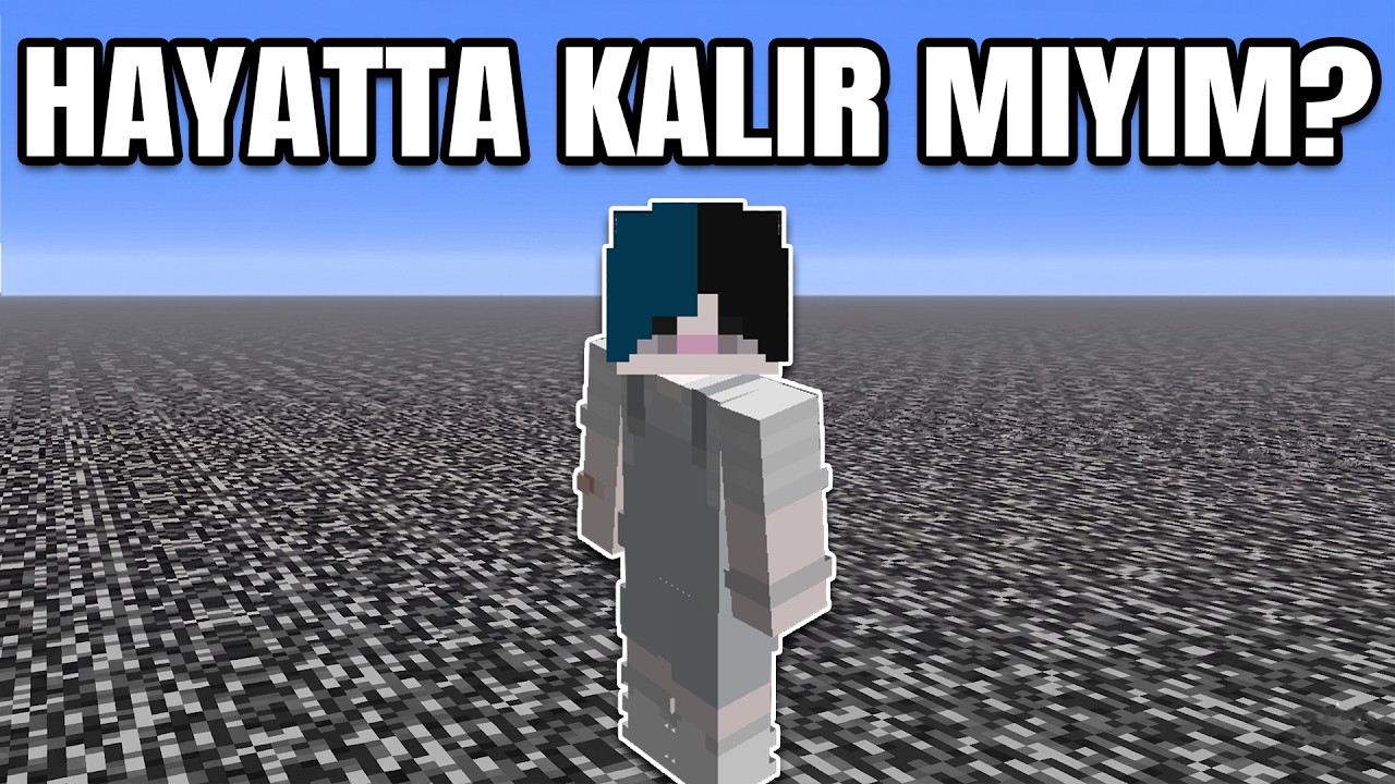 Minecraft Hardcore'da BEDROCK Dünyasında 100 GÜN!