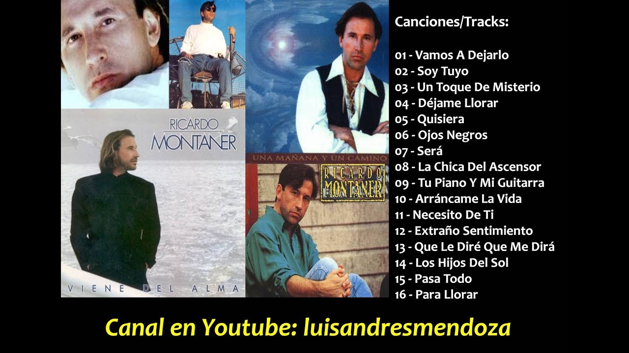 Ricardo Montaner Sus Primeros Exitos Vol 2 Recopilacion Youtube