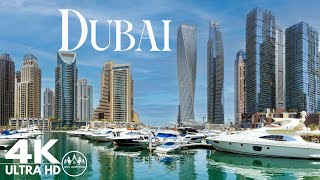 Beautiful scenery DUBAI - Scenic Relaxation Film With Calming Music - 4K HD video