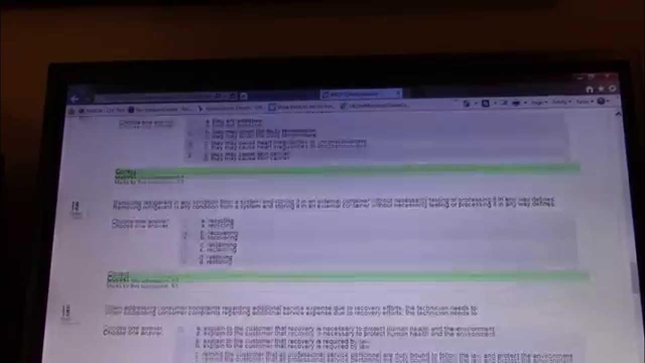 EPA Core Test Answers - YouTube