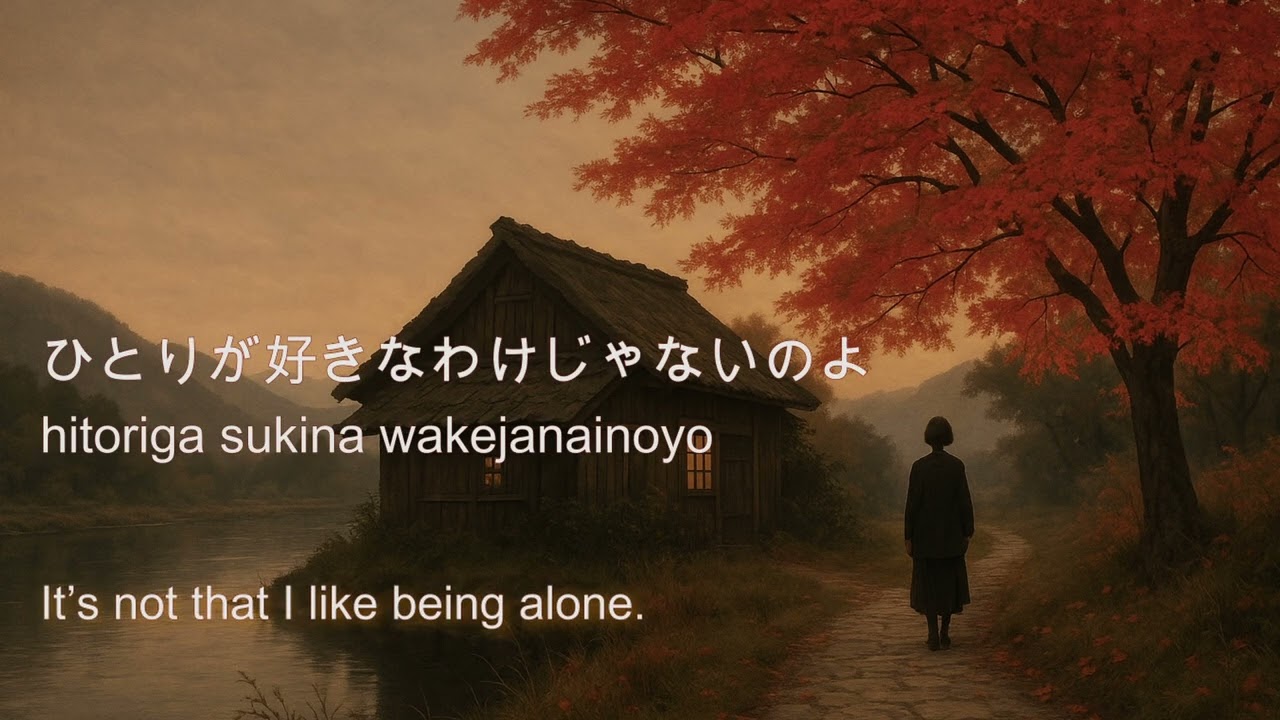 Miyuki Nakajima - Hitori Jouzu 【Lyrics with English Translation】