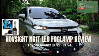 Novsight N61T LED Foglights for Toyota Avanza 2022-2024 - Upgrade Your Ride!