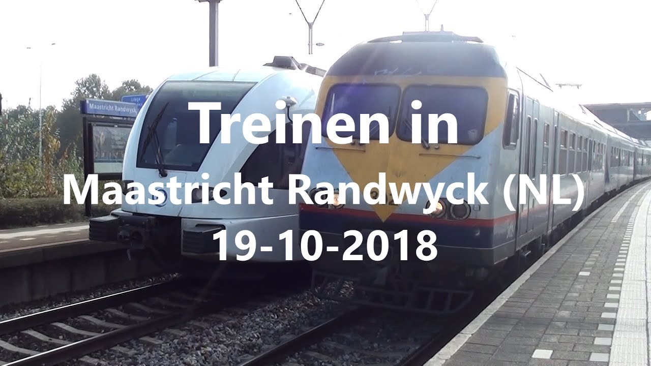 Treinen in Maastricht Randwyck (NL)  (19-10-2018)