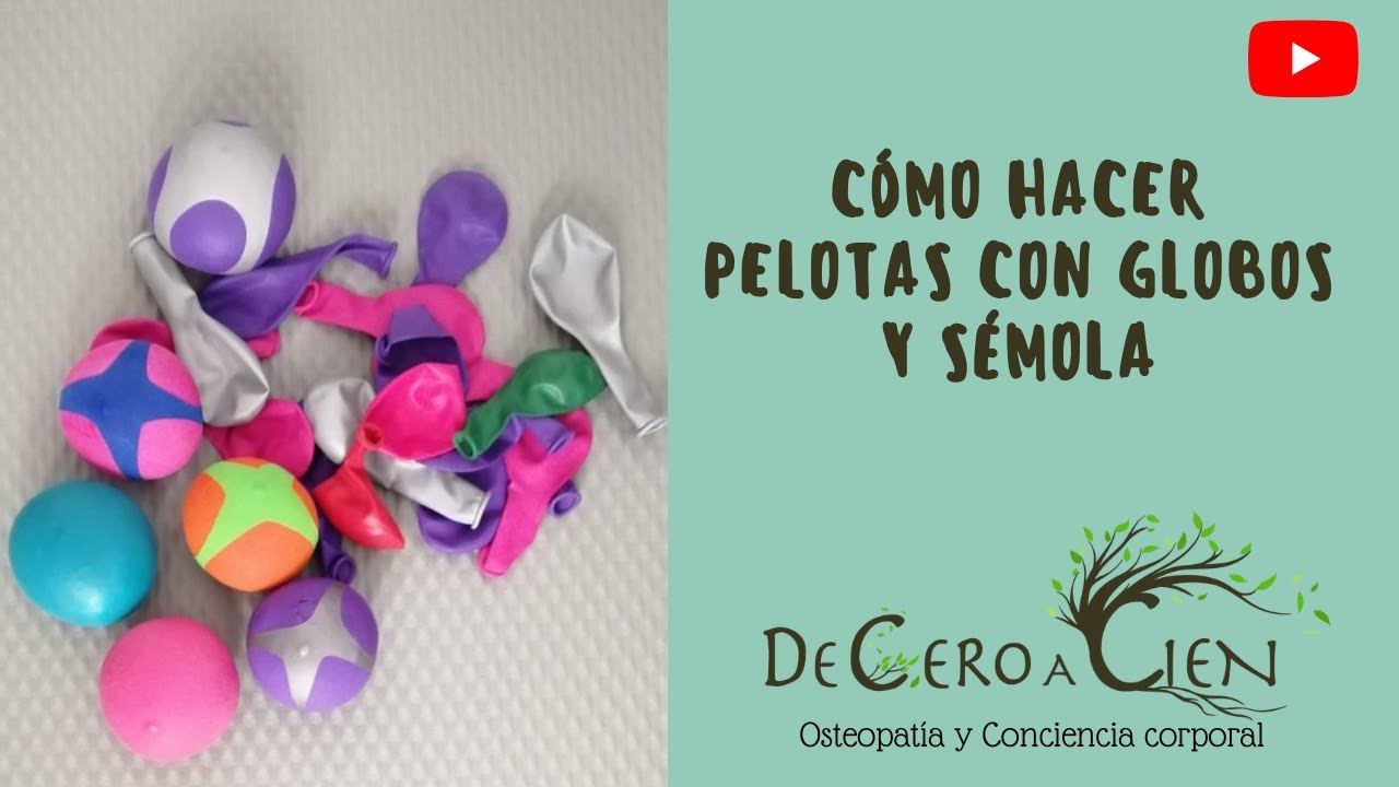 Cómo hacer pelotitas de sémola para las clases de gimnasia