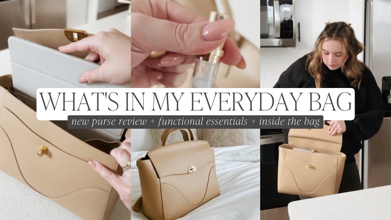 WHAT'S IN MY EVERYDAY BAG new purse review + functional essentials
