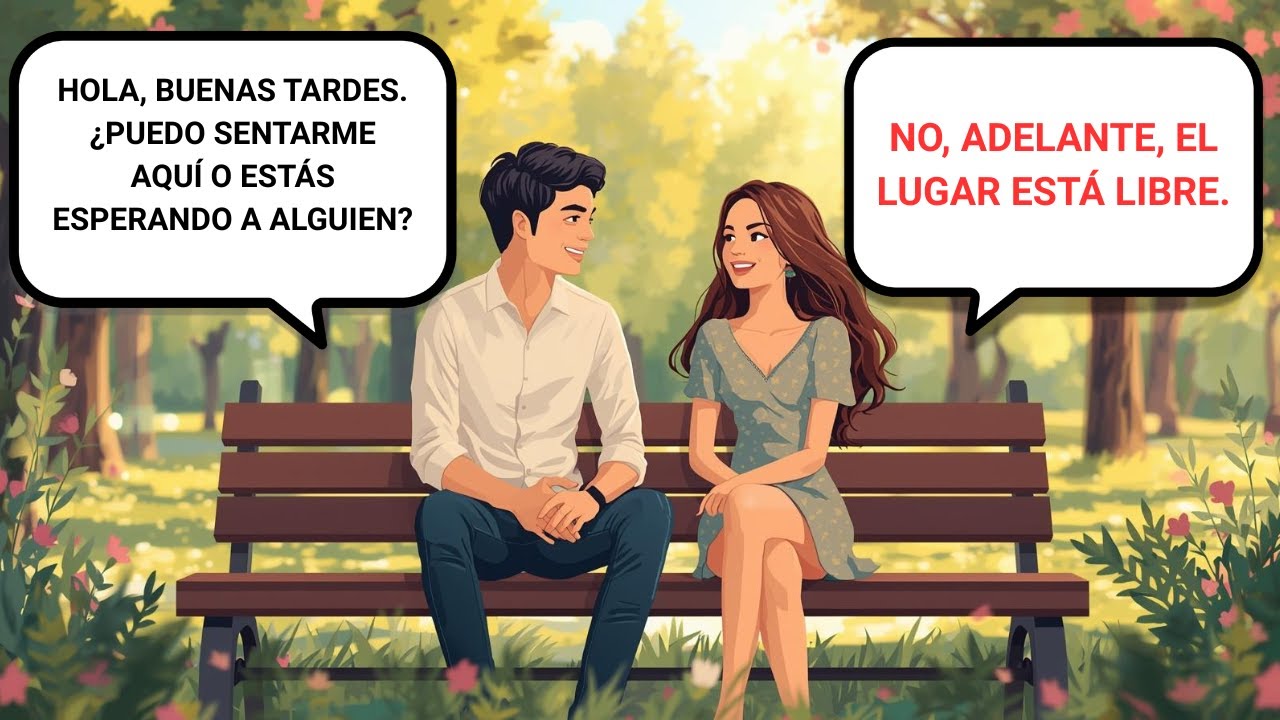 Conversación en Español para Principiantes | Carlos y Lucía se Conocen por Primera Vez