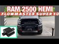 2015 RAM 2500 HEMI 3 INCH EXHAUST w/ FLOWMASTER SUPER 10!