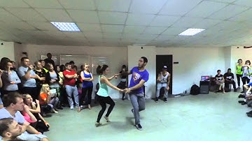 William & Lenka zouk demo Brazuka birthday fest