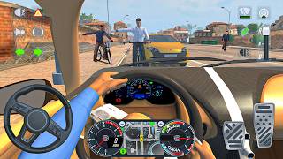 Taxi Cab Driving Simulator 3D: Bugatti luxury taxi sim car driving city traffic - android gameplay screenshot 3