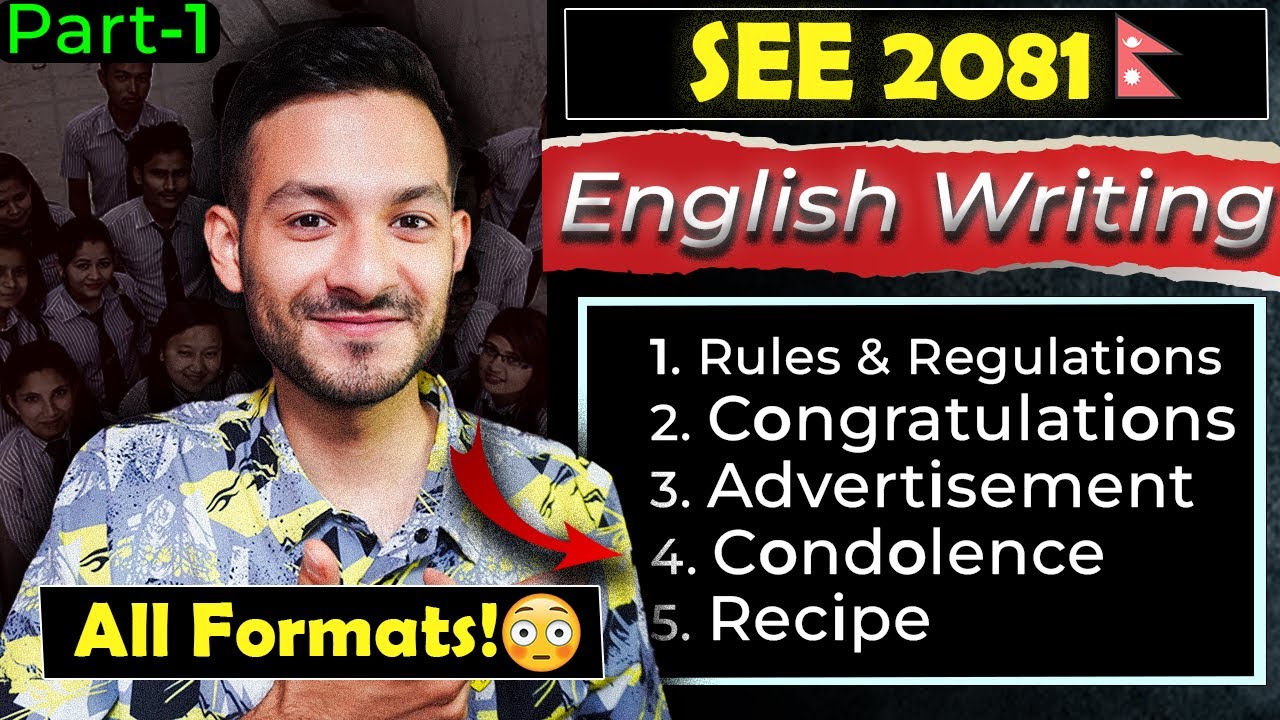 SEE Class 10 English 'GUIDED WRITING' Part-1🔥 |  Anurag Silwal