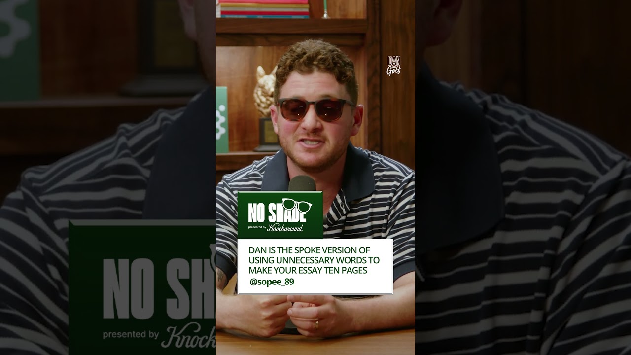 Dan has his hater blockers on. Bring on the mean tweets.