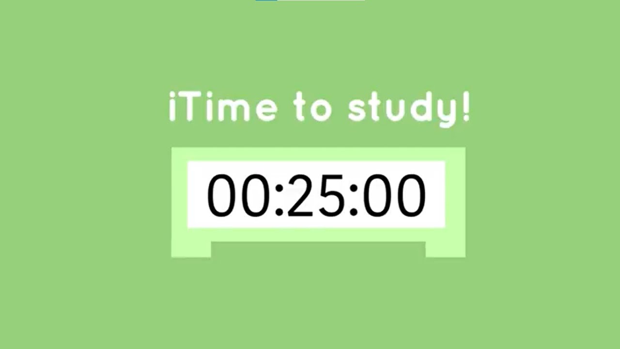 25-Minute Pomodoro Timer with Lofi Music ☕ | Study & Focus Session