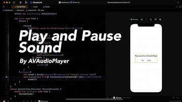 Play and Pause Sound By AVAudioPlayer | 1minSwiftUI