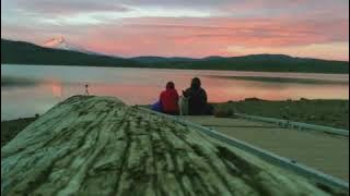 video pendek pemandangan danau pemandangan gunung sore hari gratis no copyright