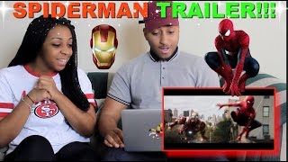 SpiderMan: Homecoming Trailer #1 REACTION!!!!