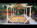 How to build a shed  the wooden cabin  build a hut  tiny house  part 1