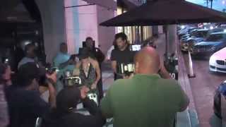 Maksim Chmerkovskiy and Peta Murgatroyd having dinner at Craig's @MaksimC @PetaMurgatroyd