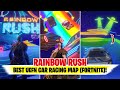Fortnite RAINBOW RUSH Walkthrough Gameplay | RAINBOW RUSH Fortnite | Best Fortnite Car Race Map Code