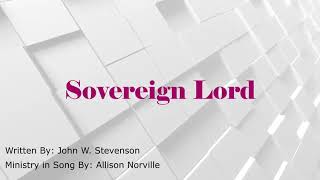 Video thumbnail of "Sovereign Lord - (Cover) Live Worship"