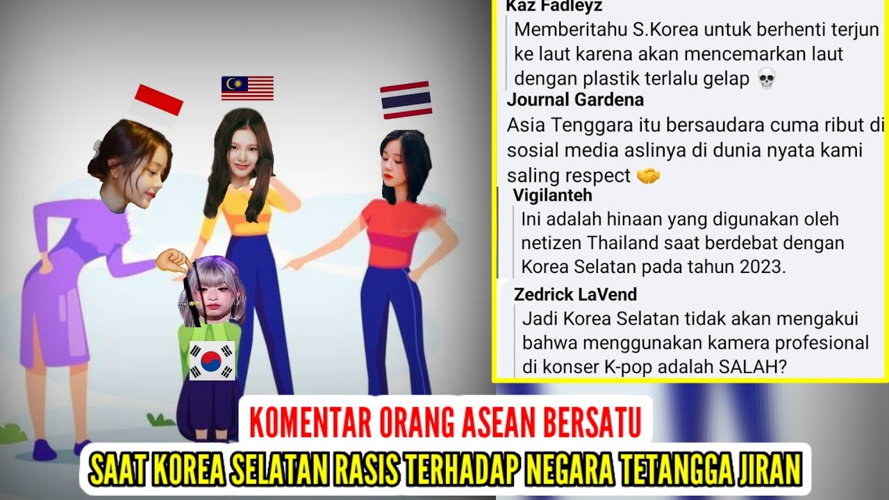 Korea TERLALU RASIS" Netizen ASEAN bersatu Berkomentar SEABLings