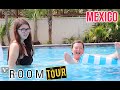 OUR FIRST DAY IN MEXICO! DOUBLE ROOM TOUR &amp; BROKEN CAMERA!