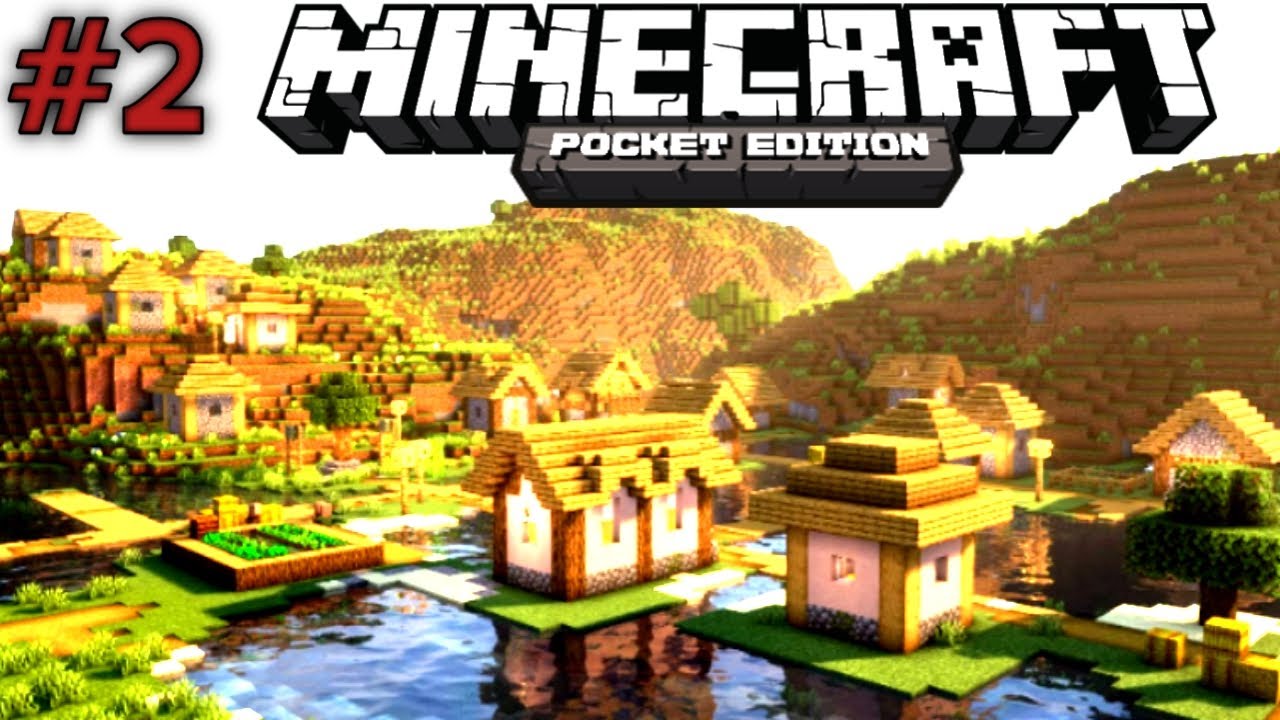I found secret village in Minecraft😀|| Minecraft pe survival series #2 ...