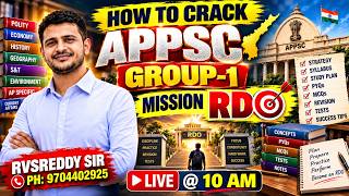 HOW TO CRACK APPSC GROUP-1-//MISSION RDO// RVSREDDY SIR PH: 9704402925 screenshot 2