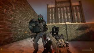Gmod Realism: Two HECU Rebel Snipers Fight Combine In Stalingrad Railyard