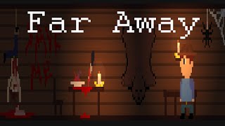 Far Away, Pixel Horror - Playthrough (short pixel-art horror adventure) screenshot 2
