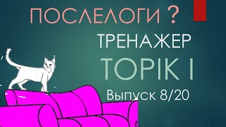 видео: Тренажер словаря TOPIK I. 8 выпуск из 20.Послелоги картинка: Тренажер словаря TOPIK I. 8 выпуск из 20.Послелоги